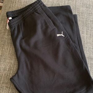 Puma Black Casual Joggers